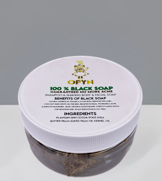 100% Black Soap